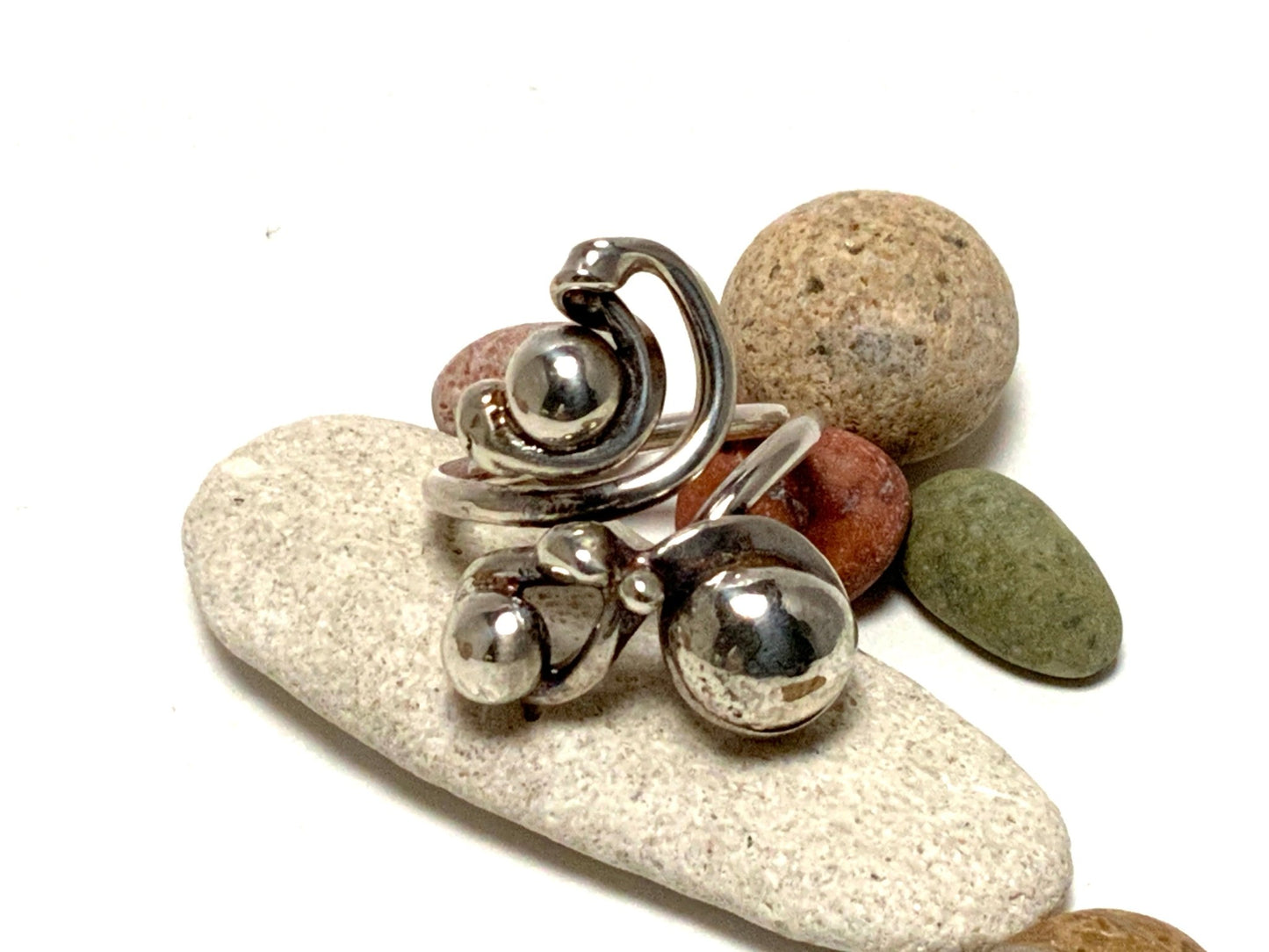 Adjustable Sterling Ring - Evitts Creek Arts