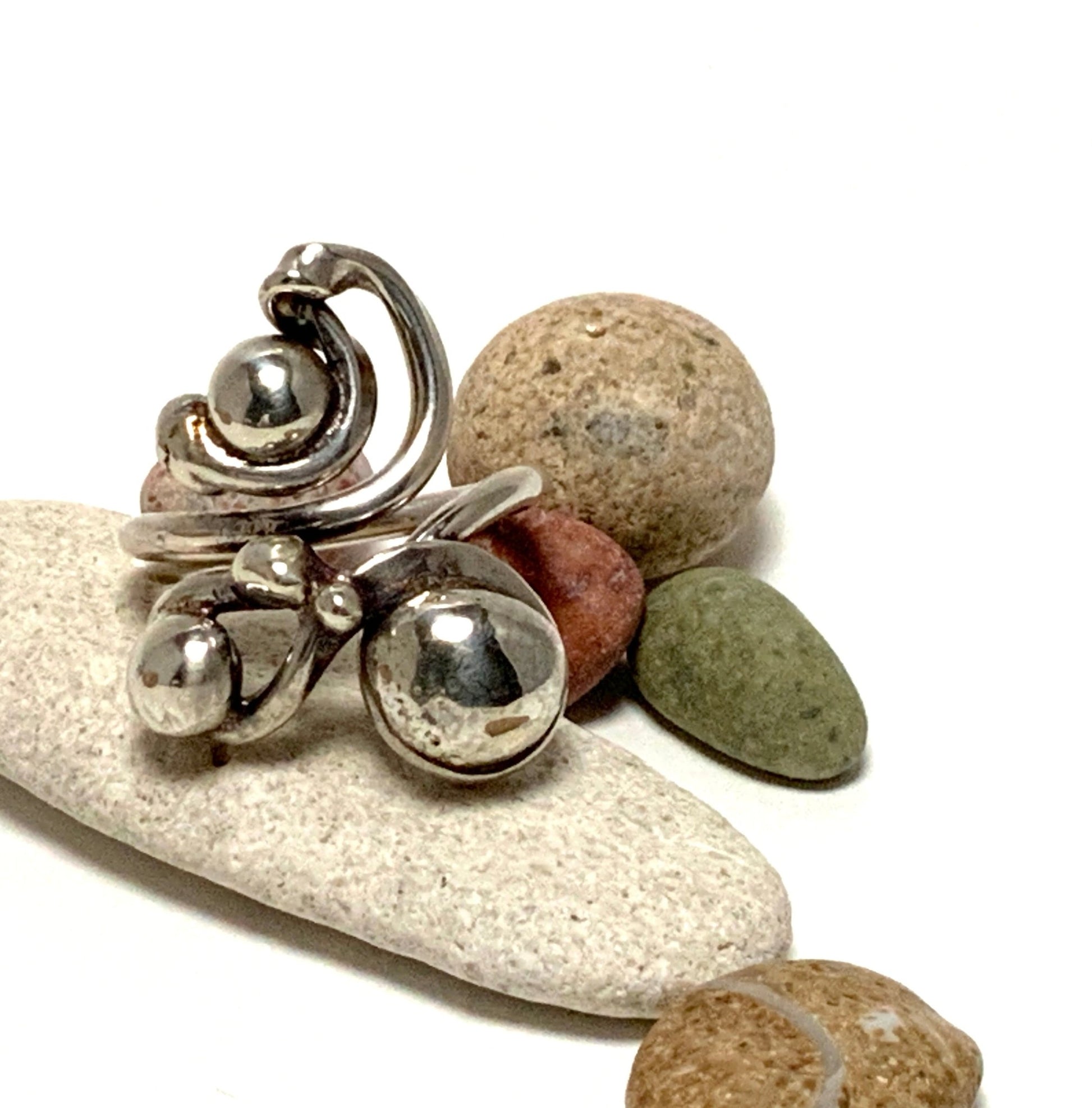 Adjustable Sterling Ring - Evitts Creek Arts