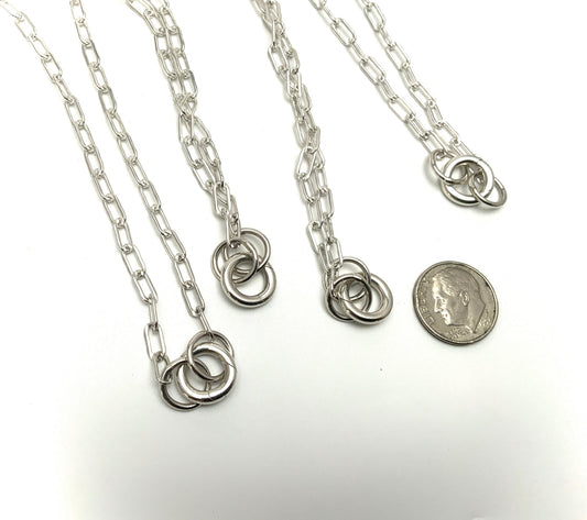 Convertible Chain Sterling Silver 20” - Evitts Creek Arts