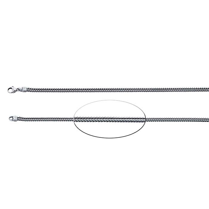 Foxtail Sterling Silver Chain 20” - Evitts Creek Arts