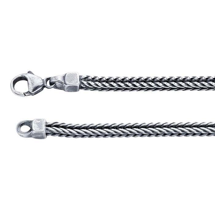 Foxtail Sterling Silver Chain 20” - Evitts Creek Arts