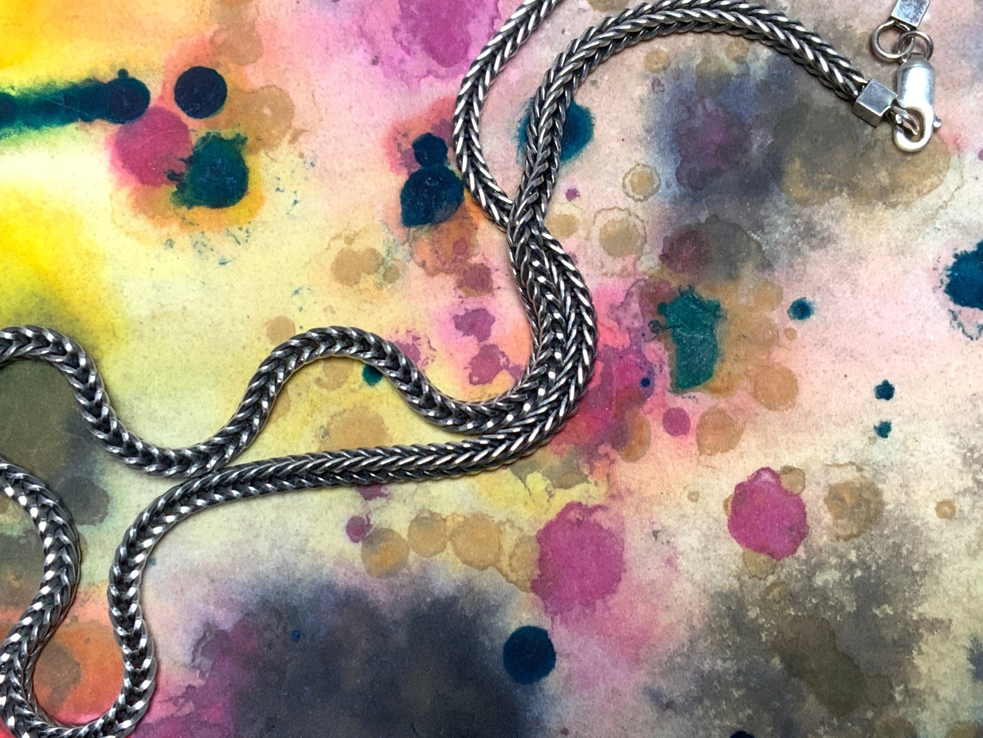 Foxtail Sterling Silver Chain 20” - Evitts Creek Arts