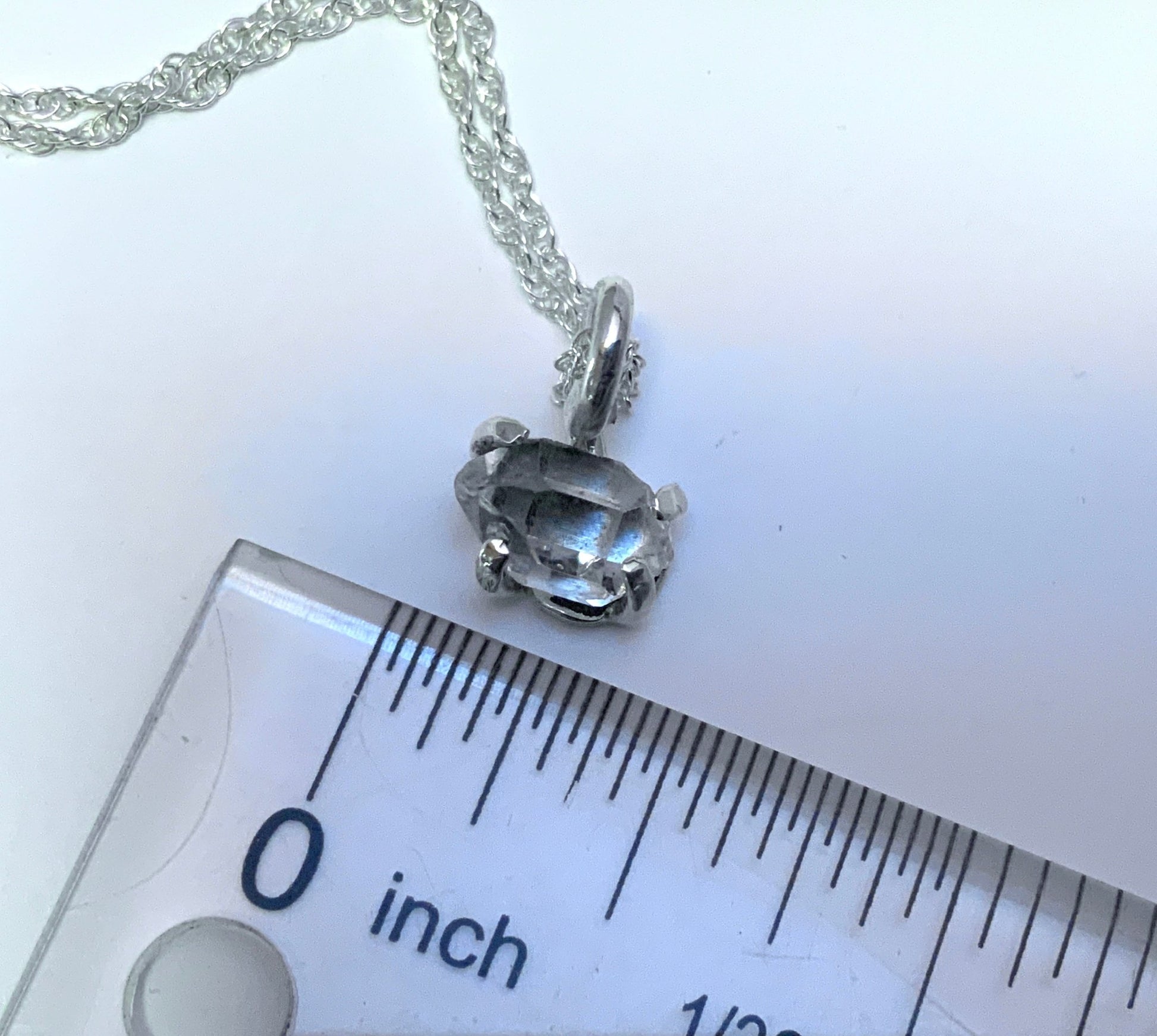 Little Herkimer Diamond Pendant - Evitts Creek Arts