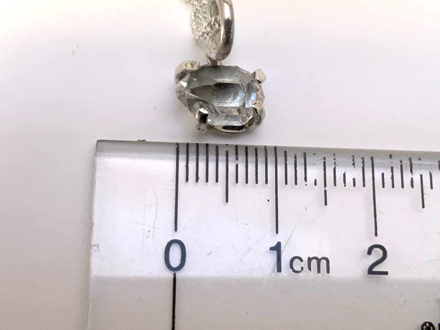 Little Herkimer Diamond Pendant - Evitts Creek Arts