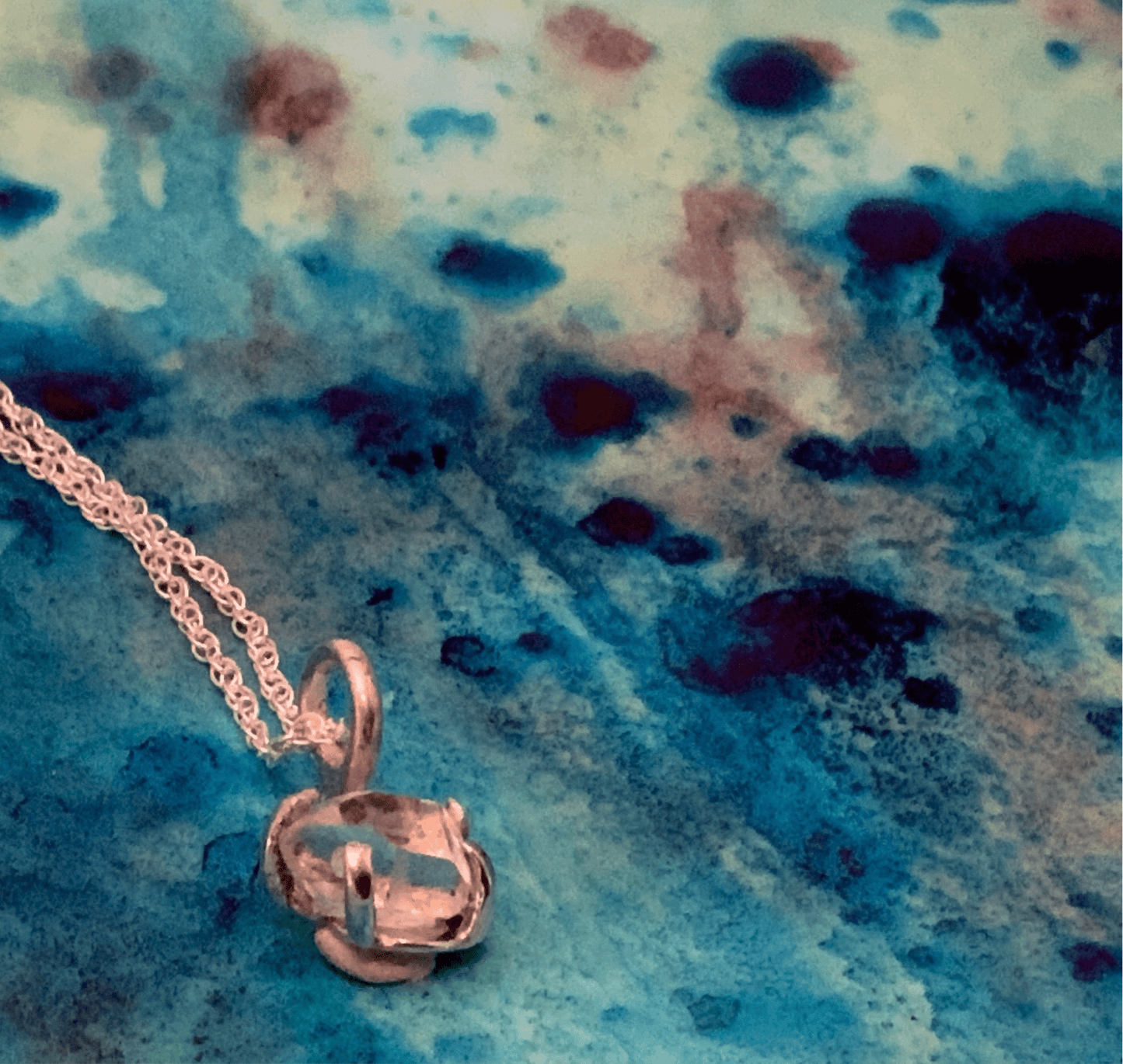 Little Herkimer Diamond Pendant - Evitts Creek Arts