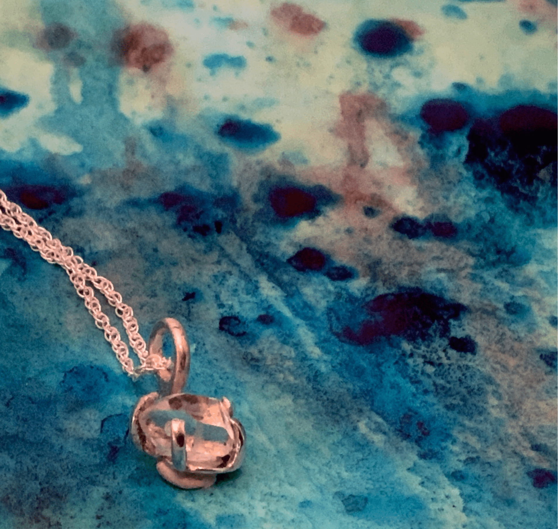 Little Herkimer Diamond Pendant - Evitts Creek Arts