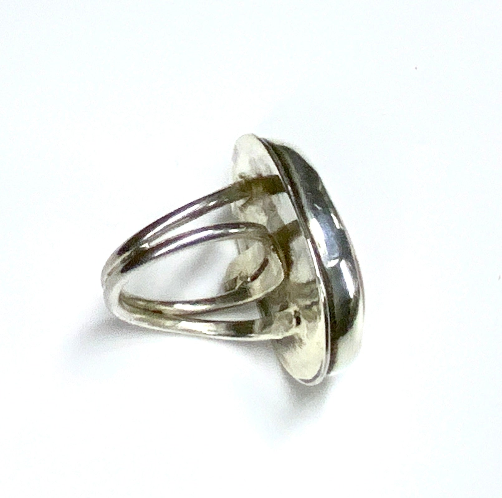 Pink Mooakite Rhodochrosite Ring Size 8 - Evitts Creek Arts