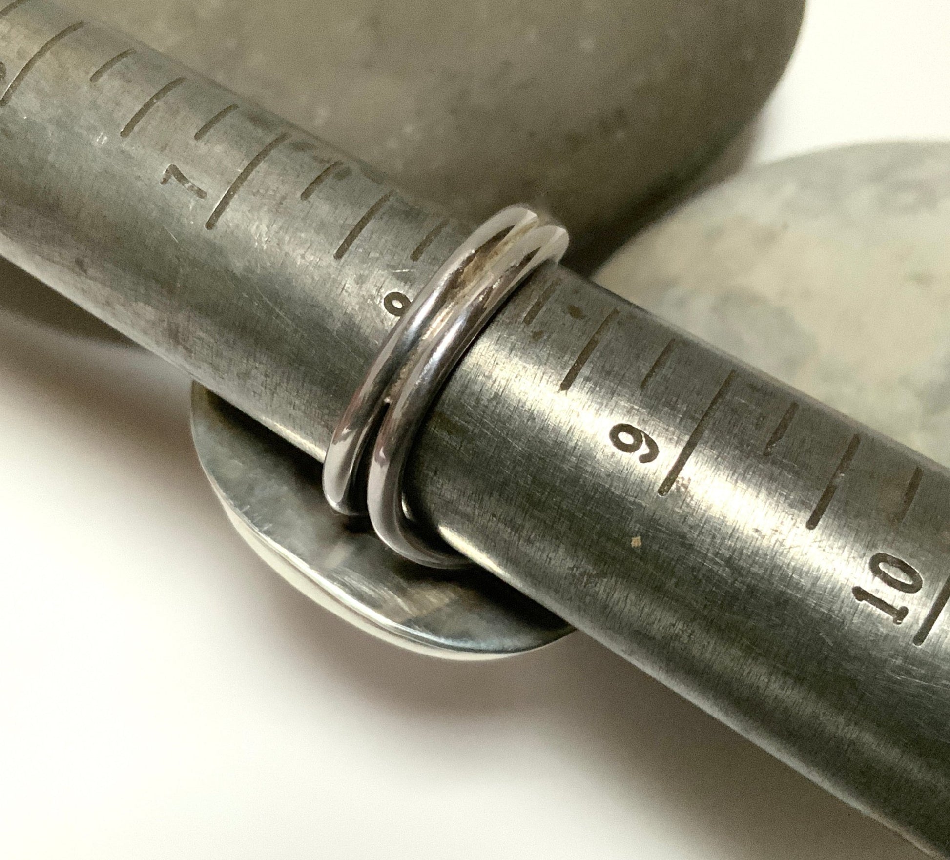 Pink Mooakite Rhodochrosite Ring Size 8 - Evitts Creek Arts