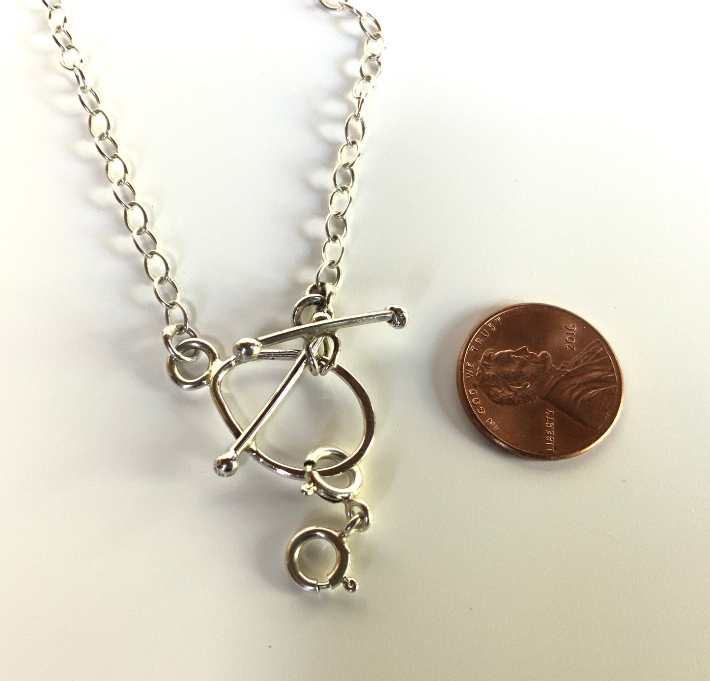 Toggle Necklace Sterling Silver - Evitts Creek Arts