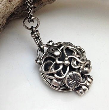 Aromatherapy Pendant Ribbon Design Copyrighted - Evitts Creek Arts