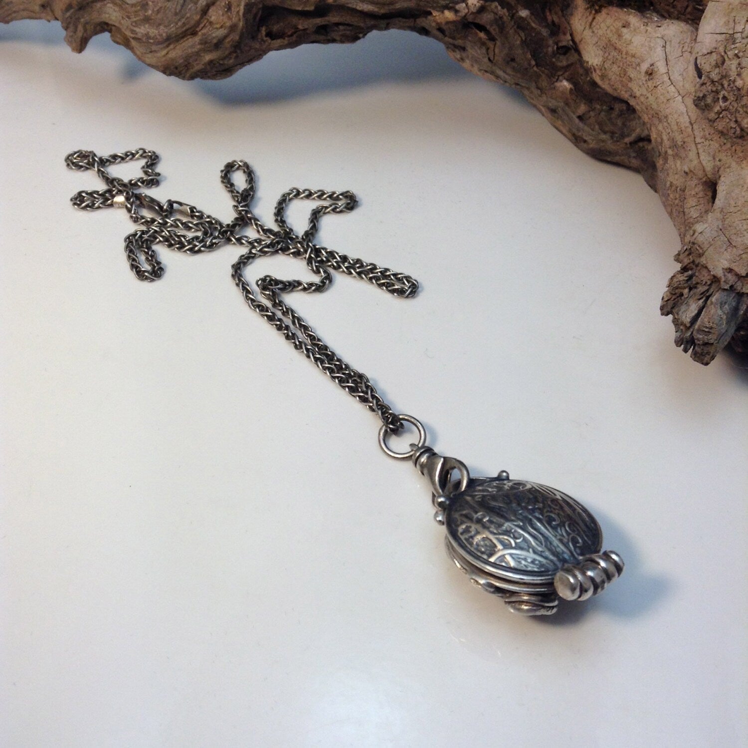 Aromatherapy Pendant Ribbon Design Copyrighted - Evitts Creek Arts
