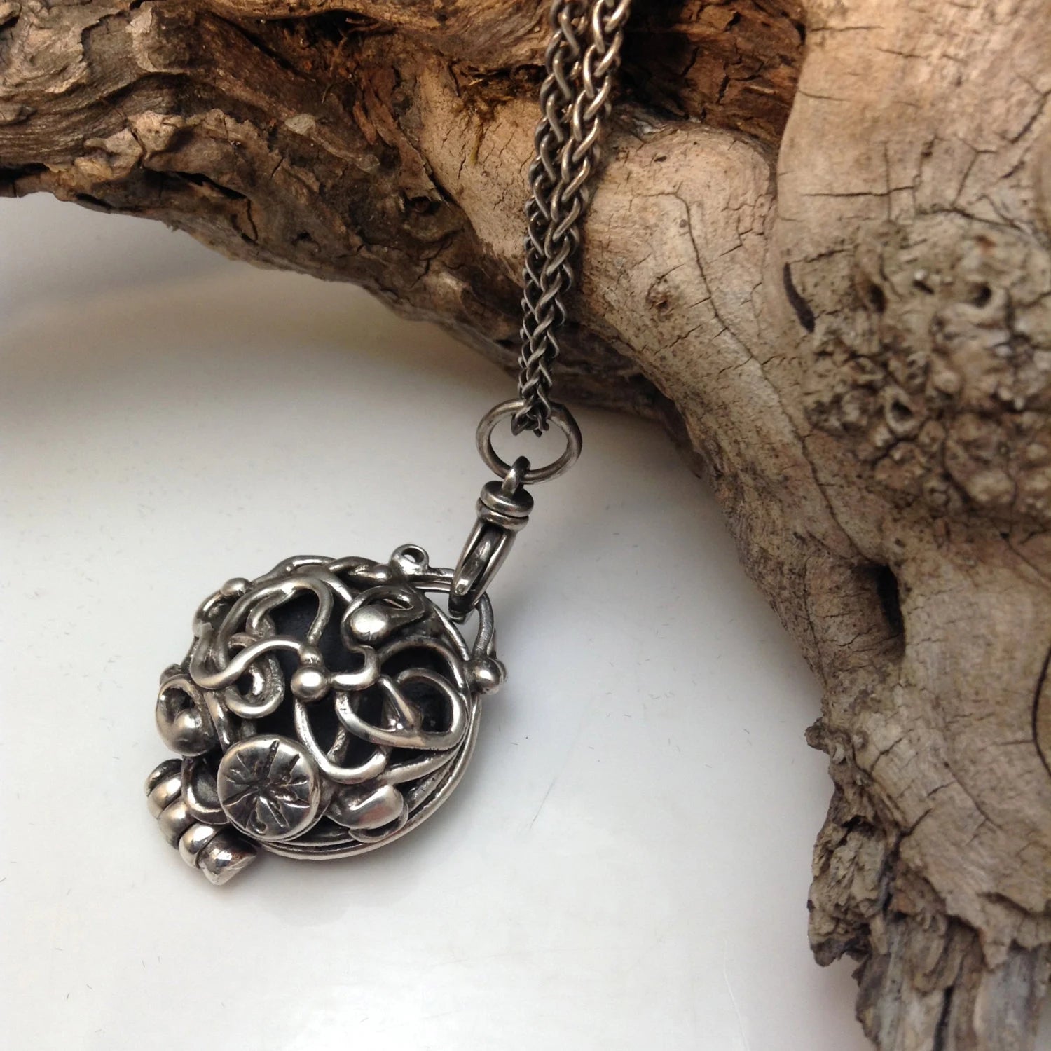 Aromatherapy Pendant Ribbon Design Copyrighted - Evitts Creek Arts
