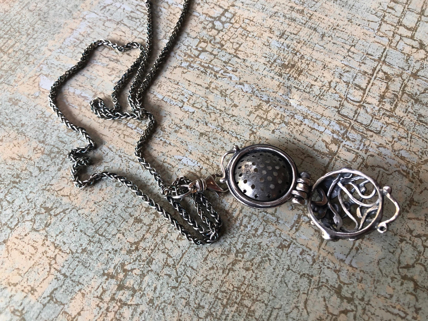 Aromatherapy Pendant Ribbon Design Copyrighted - Evitts Creek Arts