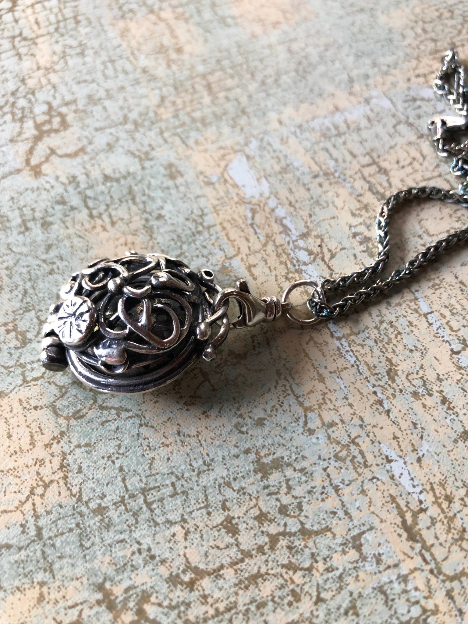 Aromatherapy Pendant Ribbon Design Copyrighted - Evitts Creek Arts