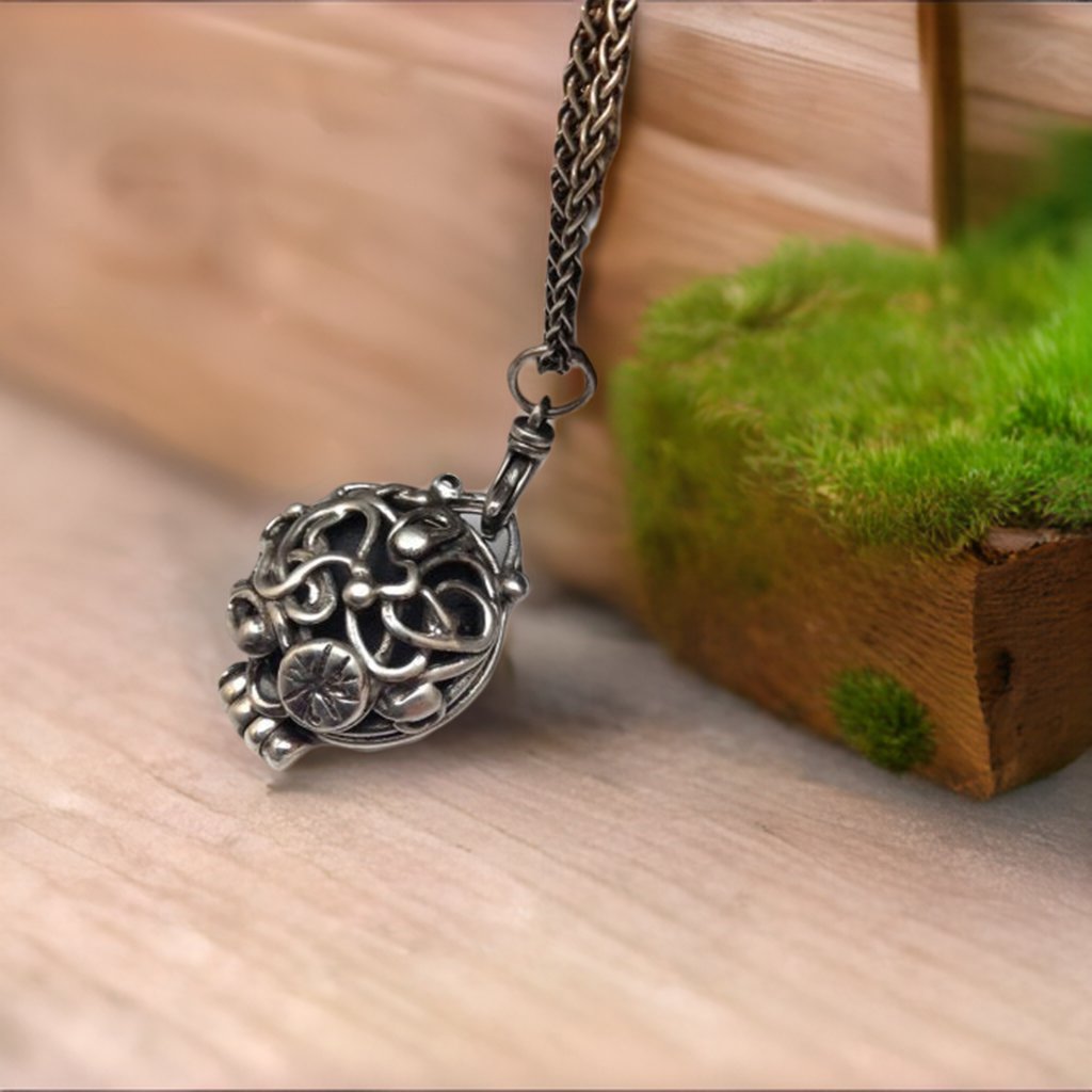 Aromatherapy Pendant Ribbon Design Copyrighted - Evitts Creek Arts