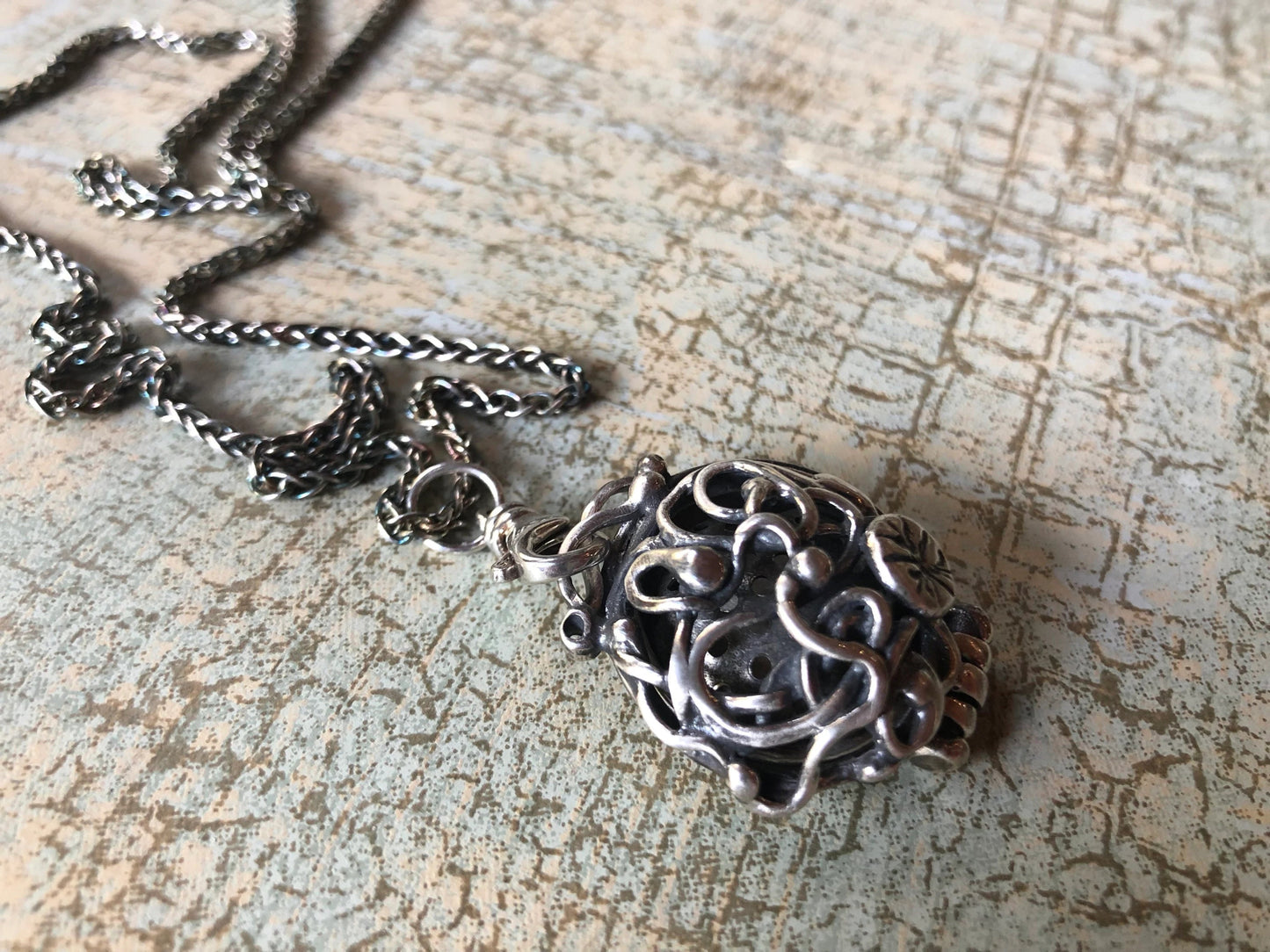 Aromatherapy Pendant Ribbon Design Copyrighted - Evitts Creek Arts