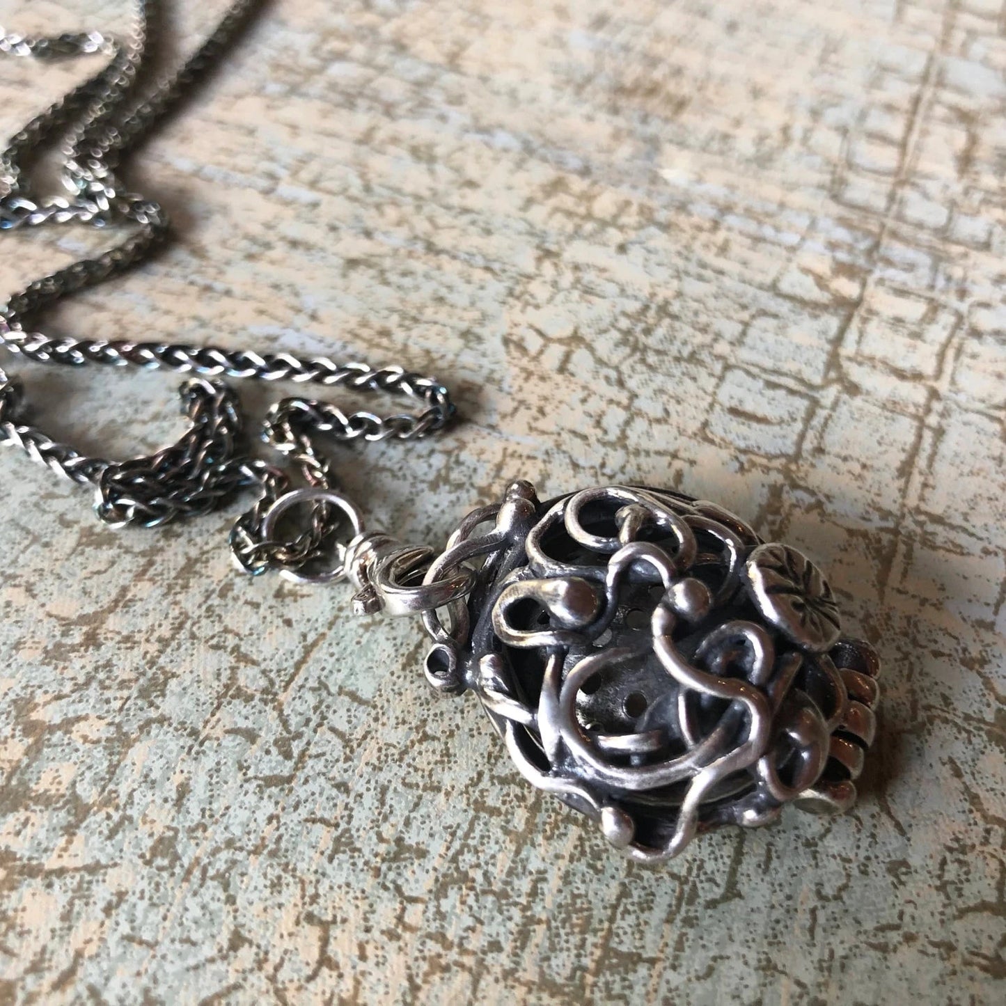 Aromatherapy Pendant Ribbon Design Copyrighted - Evitts Creek Arts
