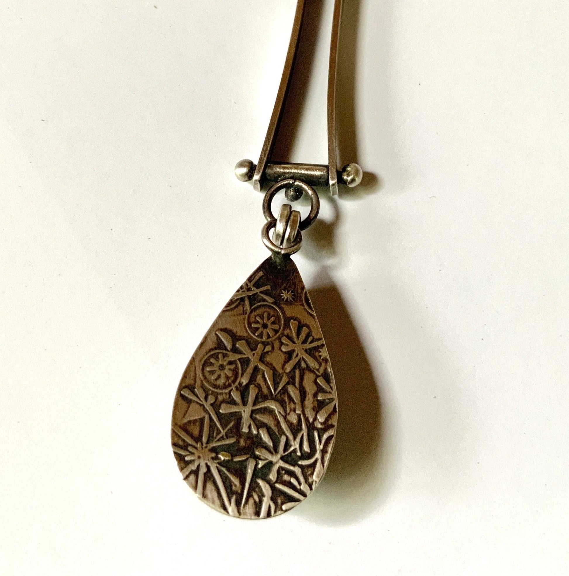 Mysterious Waters Labradorite Pendant on a 24” Sterling Silver Chain. - Evitts Creek Arts