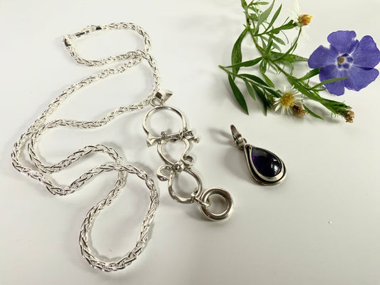 Pendant Enhancer with Optional Chain and Optional Pendant - Evitts Creek Arts