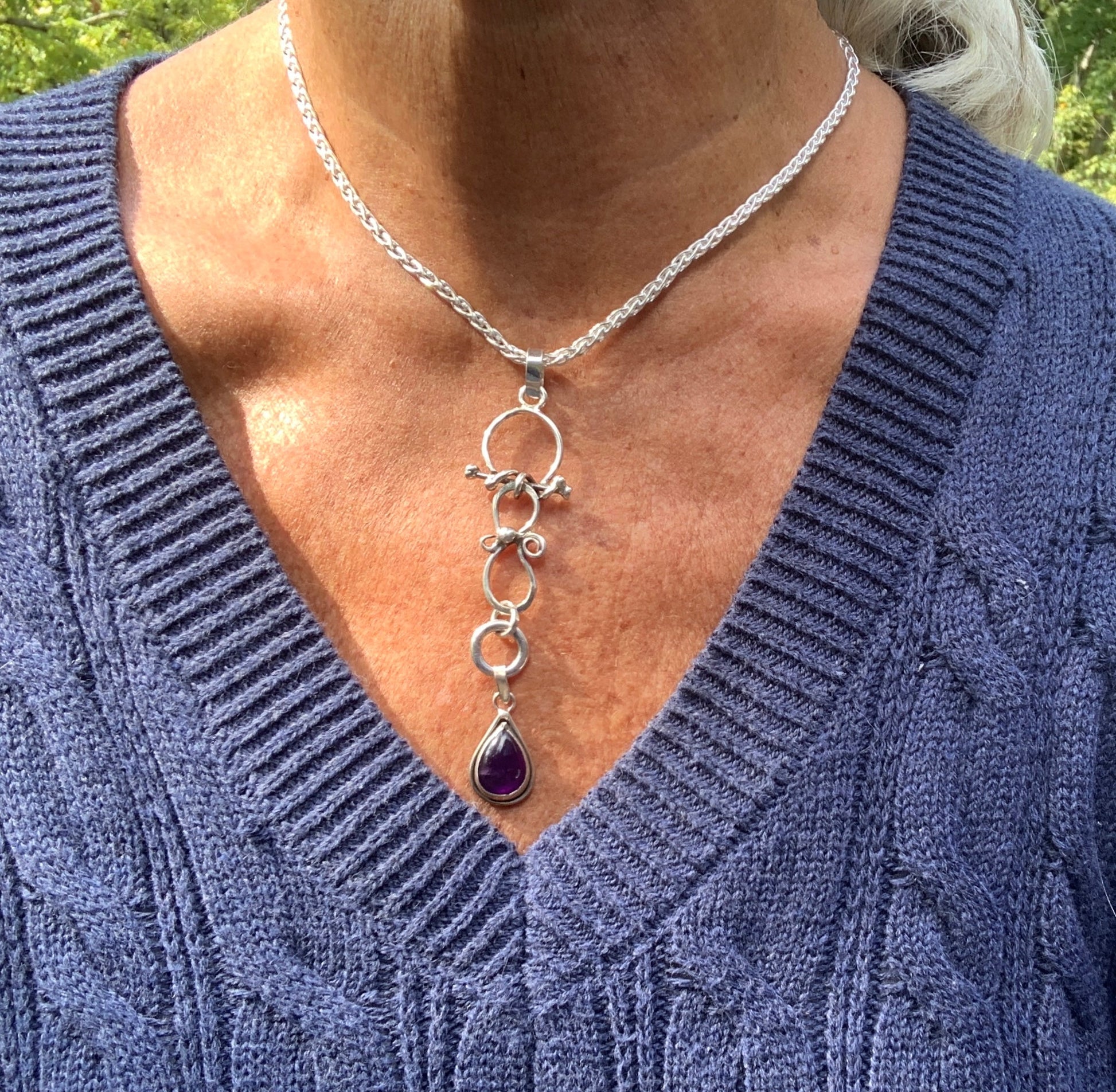 Pendant Enhancer with Optional Chain and Optional Pendant - Evitts Creek Arts