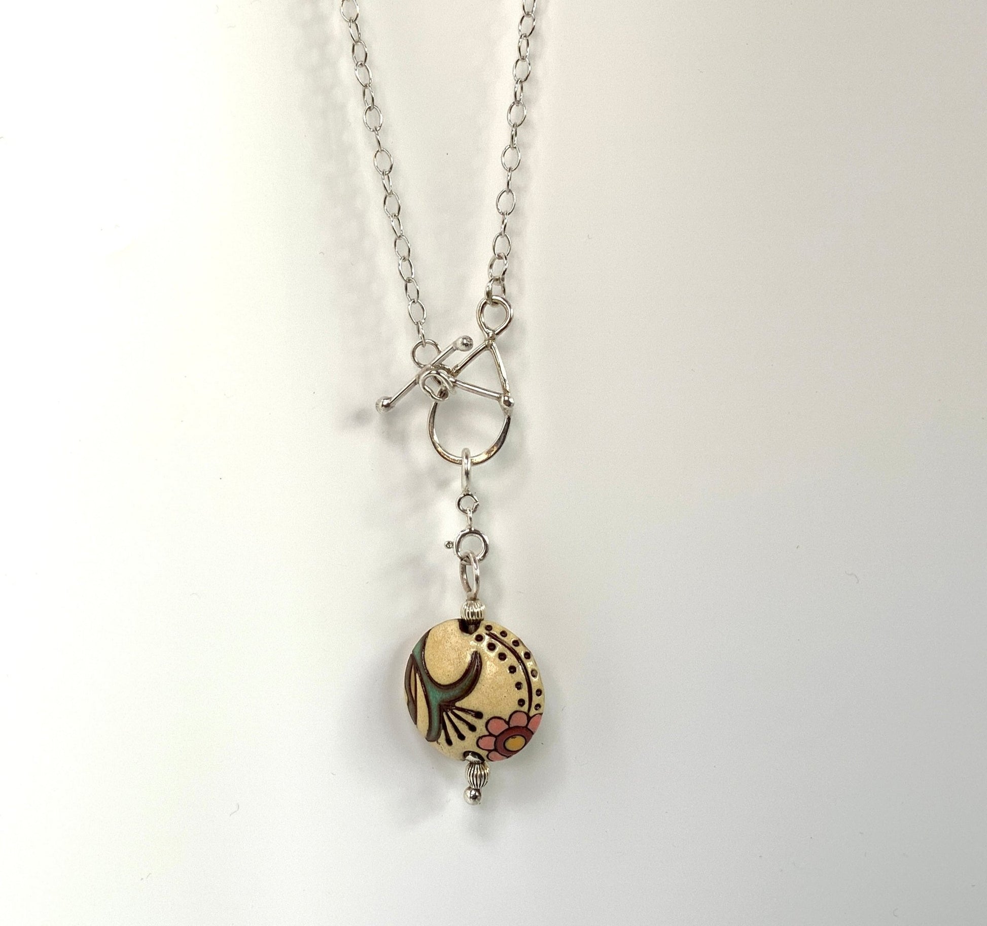 Moravian Raku Charms Pendant Charms or Pendants - Evitts Creek Arts