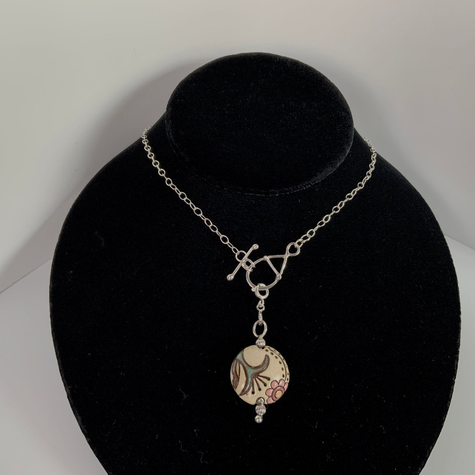 Moravian Raku Charms Pendant Charms or Pendants - Evitts Creek Arts