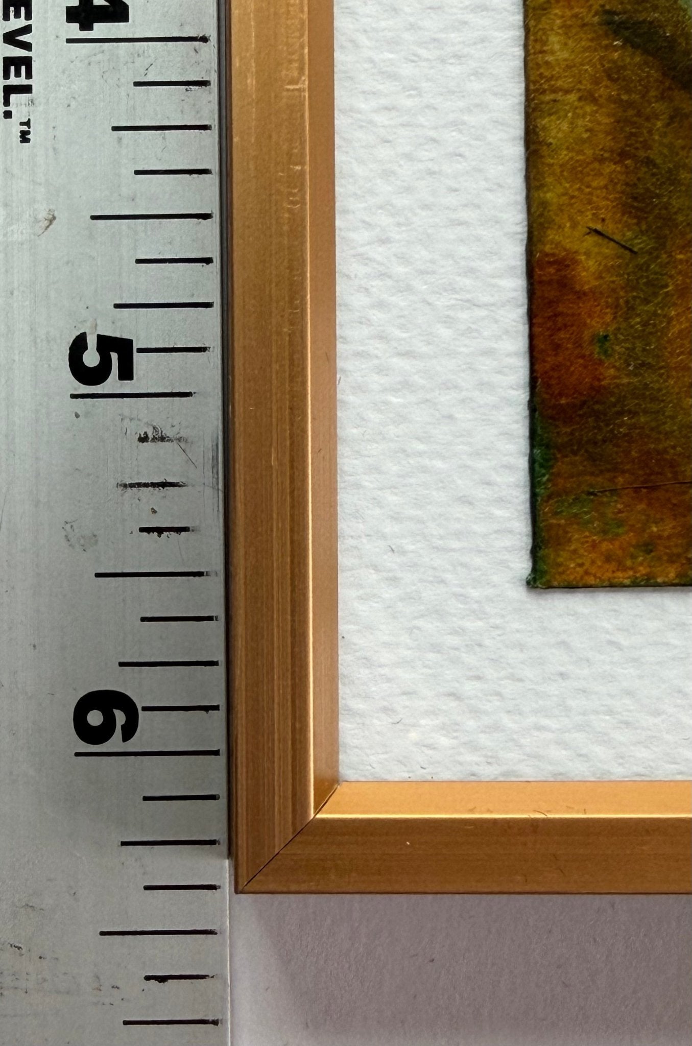 Floral Tiny original painting of abstract flowers by Evitts Creek Arts. Nature-inspired art for small spaces. Arts
