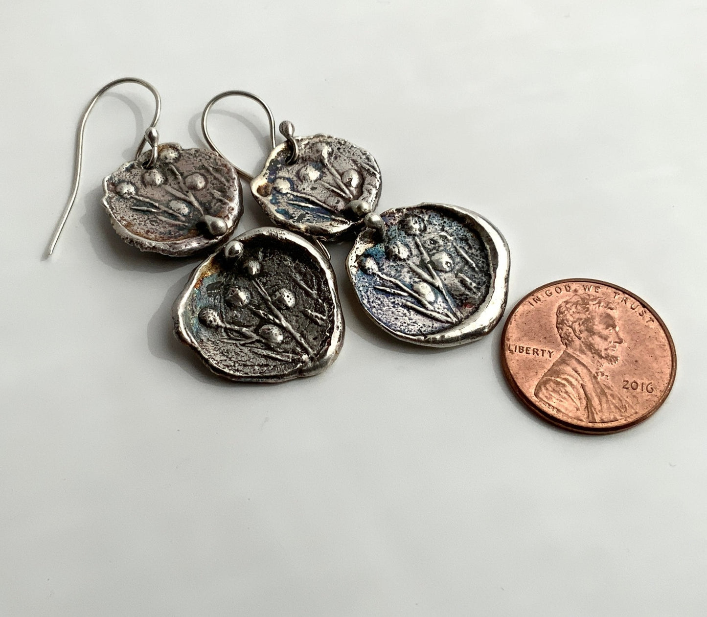 Ancients Earrings Sterling Silver - Evitts Creek Arts