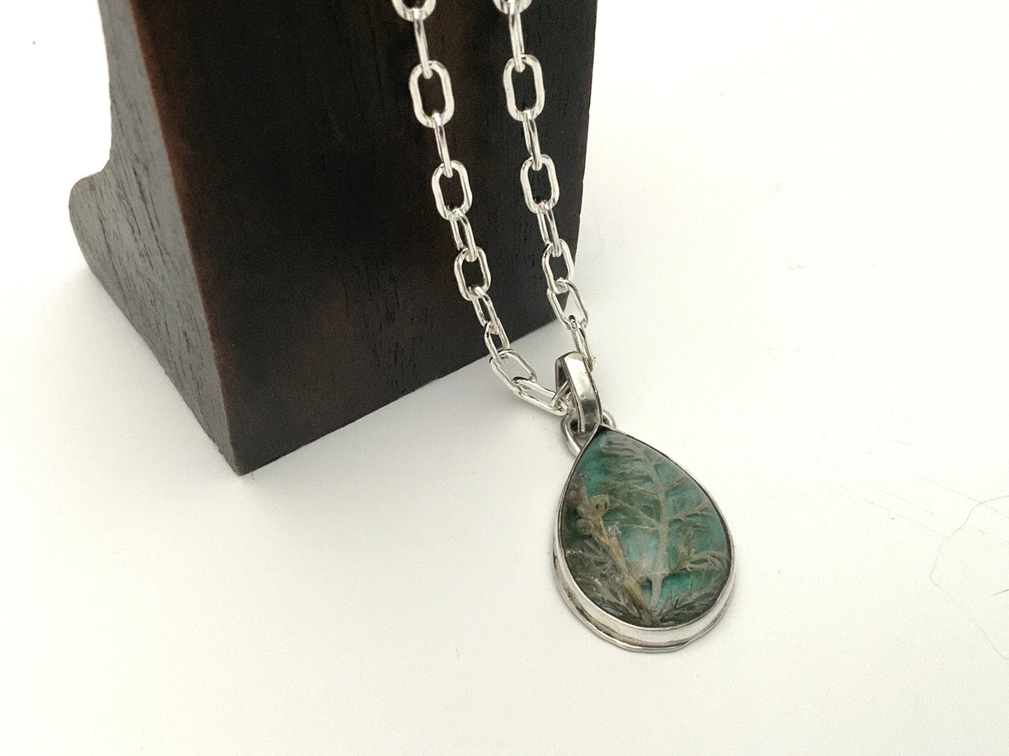 Sterling silver pendant with artisan Secret Garden texture on the back. Wild beauty handcrafted in sterling.