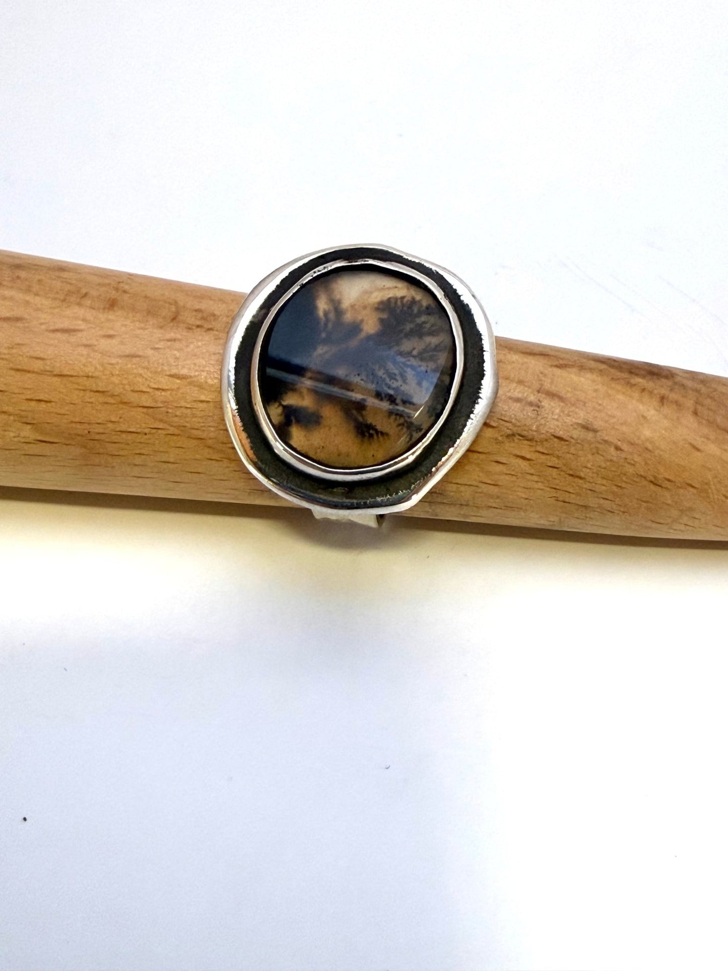 Dendritic Agate Ring - Evitts Creek Arts