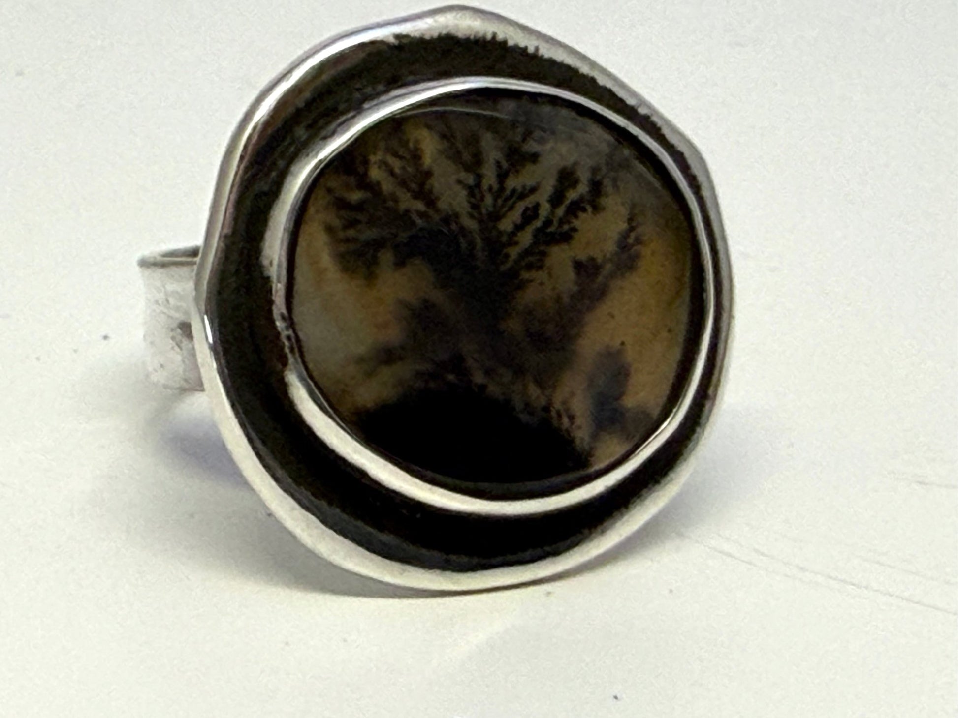 Dendritic Agate Ring - Evitts Creek Arts