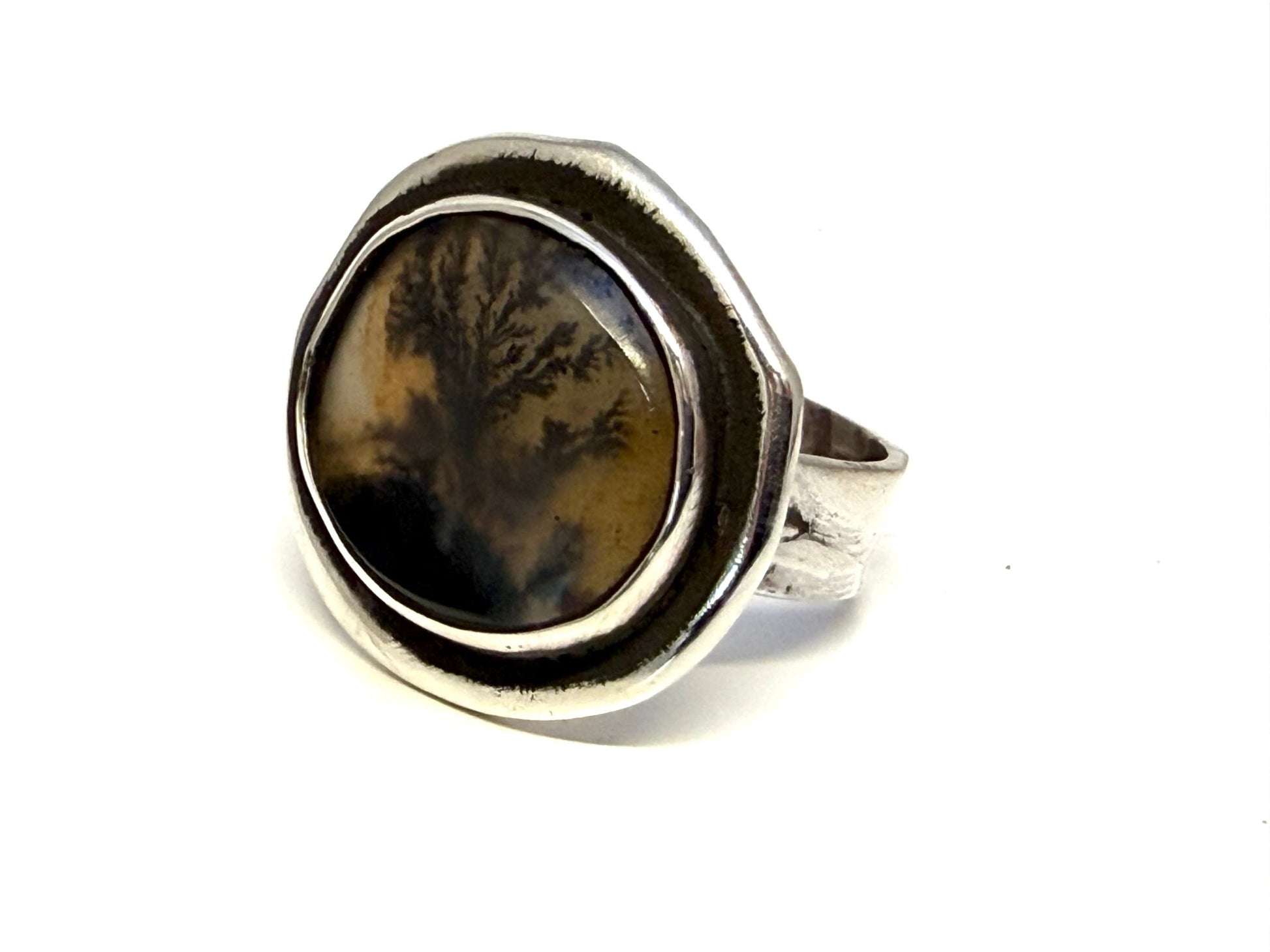 Dendritic Agate Ring - Evitts Creek Arts