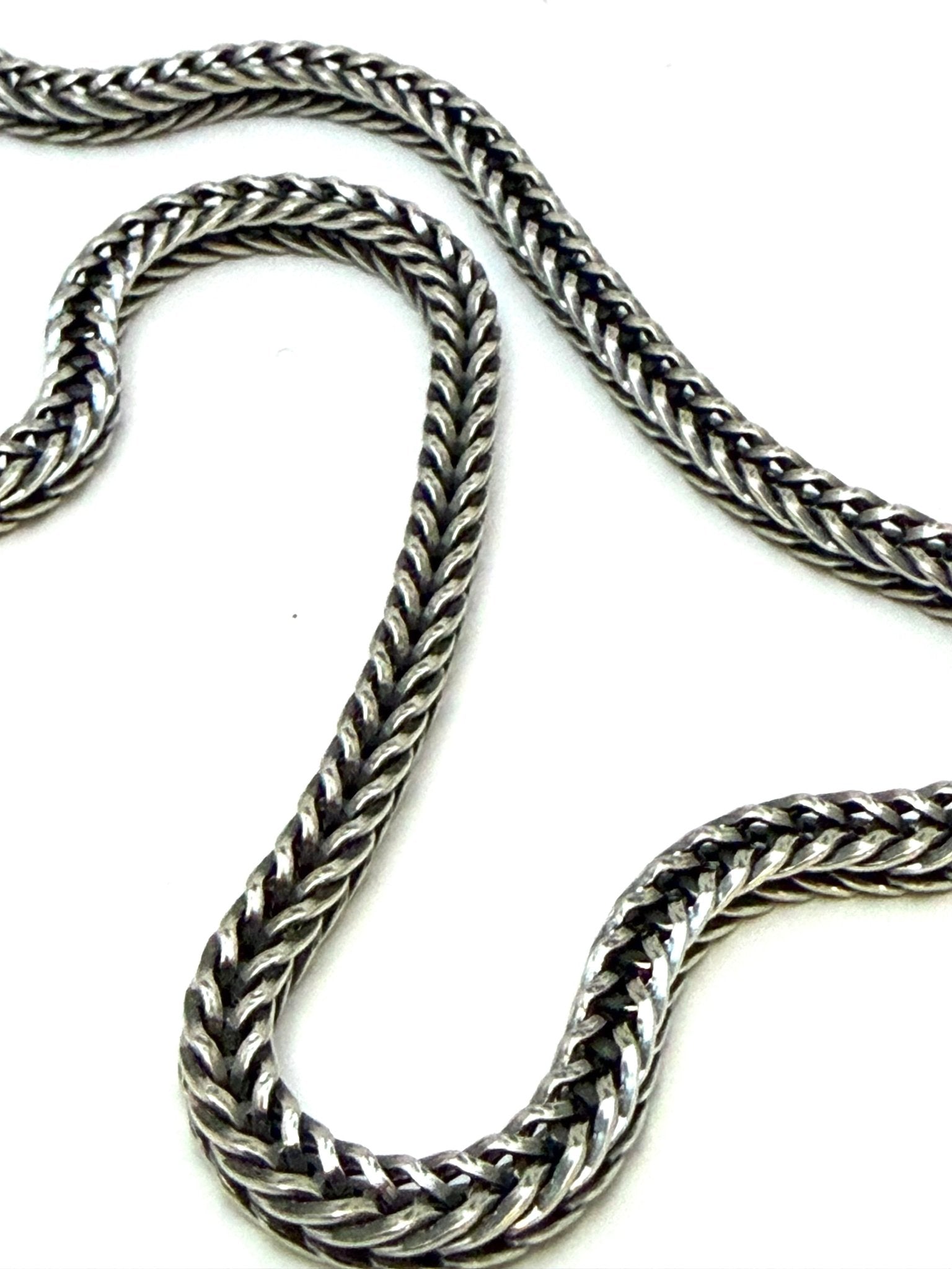 Foxtail Sterling Silver Chain in 18" or 20” - Evitts Creek Arts