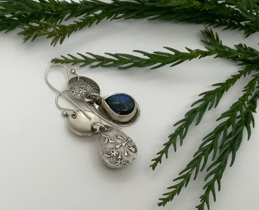 Labradorite Secret Garden Earrings - Evitts Creek Arts
