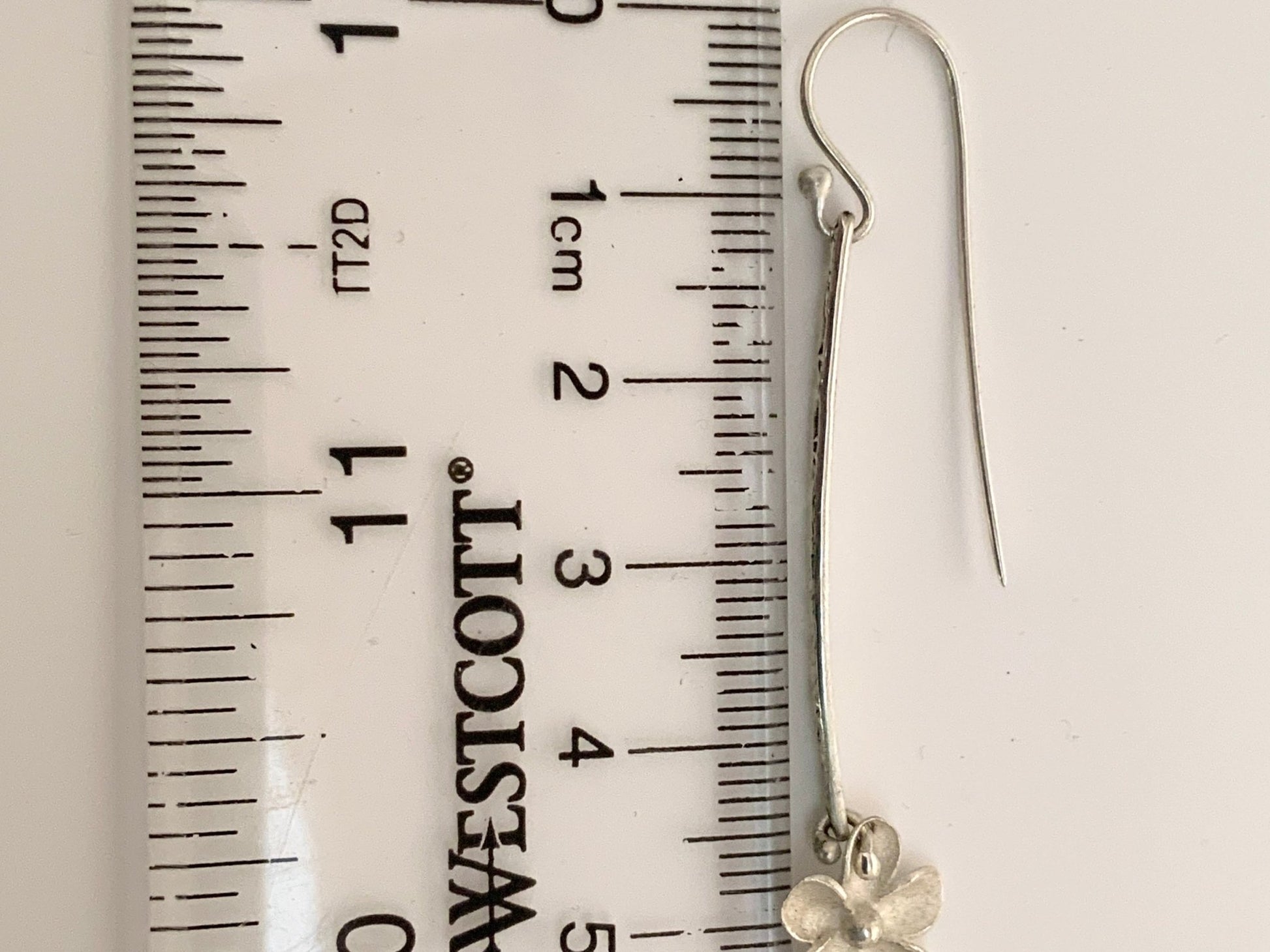 Long Flower Earrings - Evitts Creek Arts