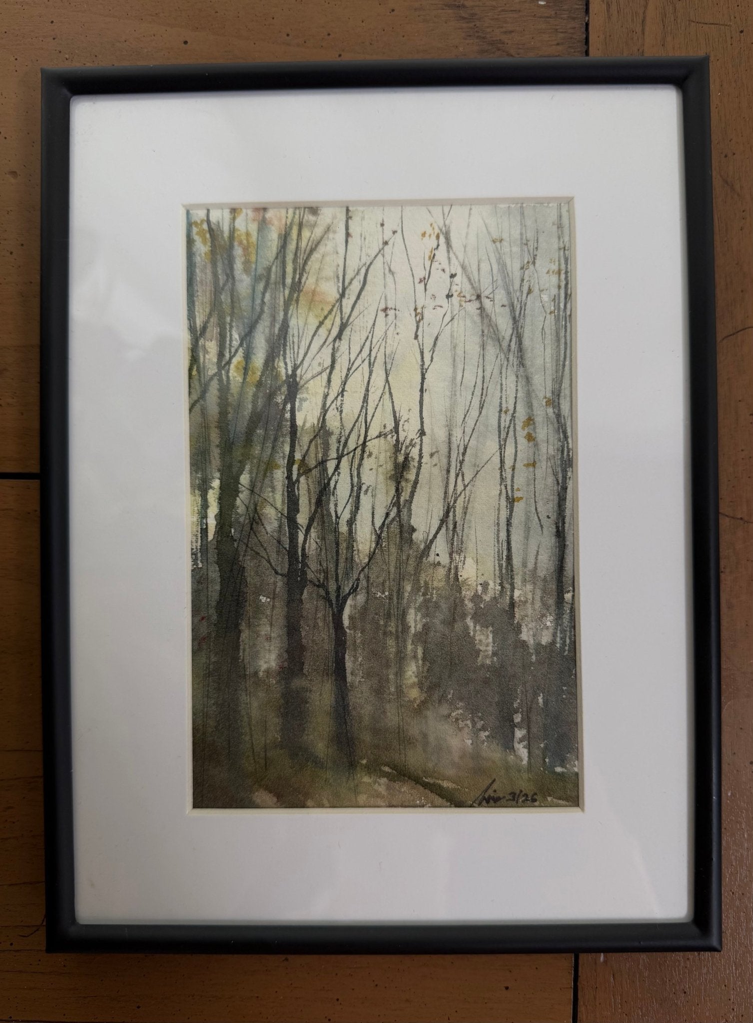 Original Handpainted Landscape Study|Berkeley Springs Small Watercolor Painting - Framed 6x8 frame - Evitts Creek Arts