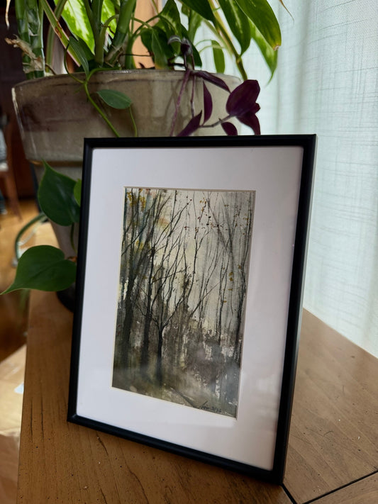 Original Handpainted Landscape Study|Berkeley Springs Small Watercolor Painting - Framed 6x8 frame - Evitts Creek Arts