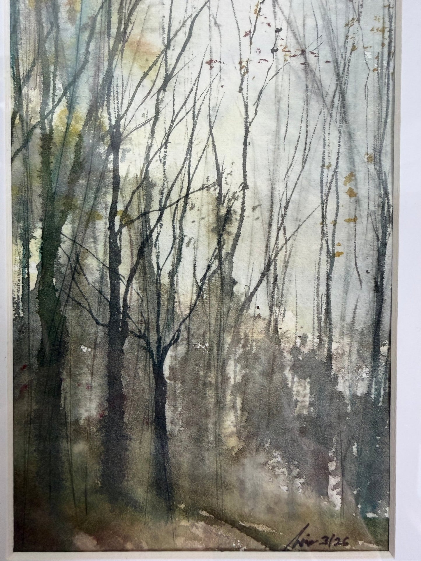 Original Handpainted Landscape Study|Berkeley Springs Small Watercolor Painting - Framed 6x8 frame - Evitts Creek Arts