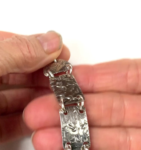 Labradorite Link Sterling Bracelet