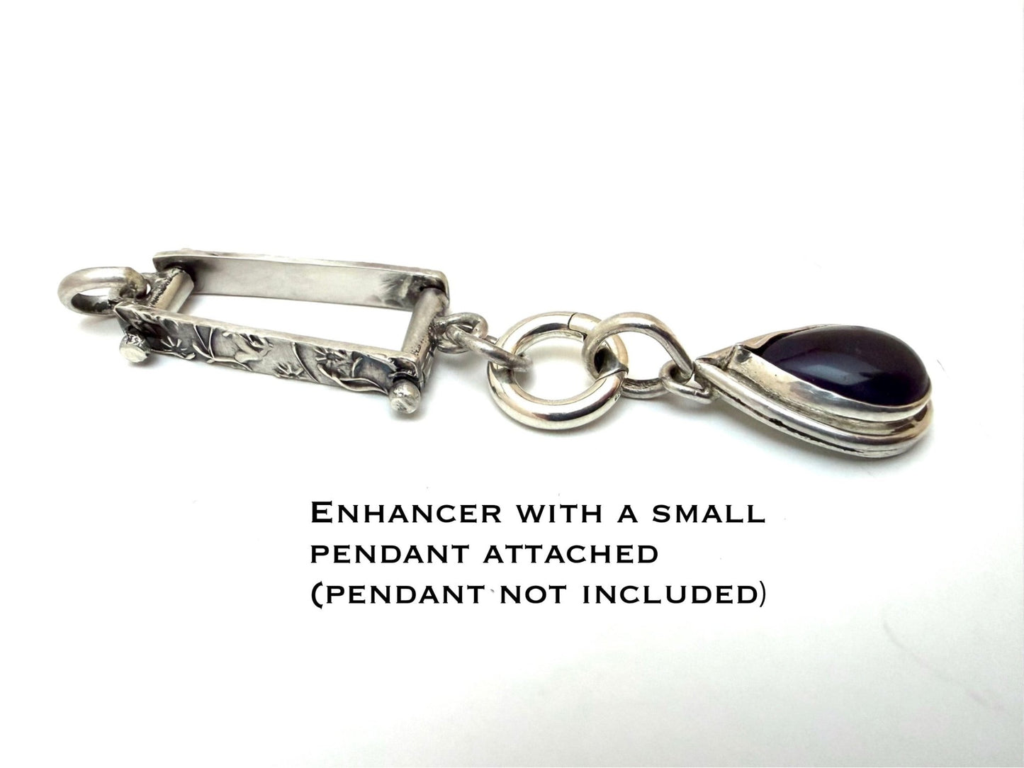 Sterling Silver Pendant Enhancer Two Inches Long| Evitts Creek Arts - Evitts Creek Arts