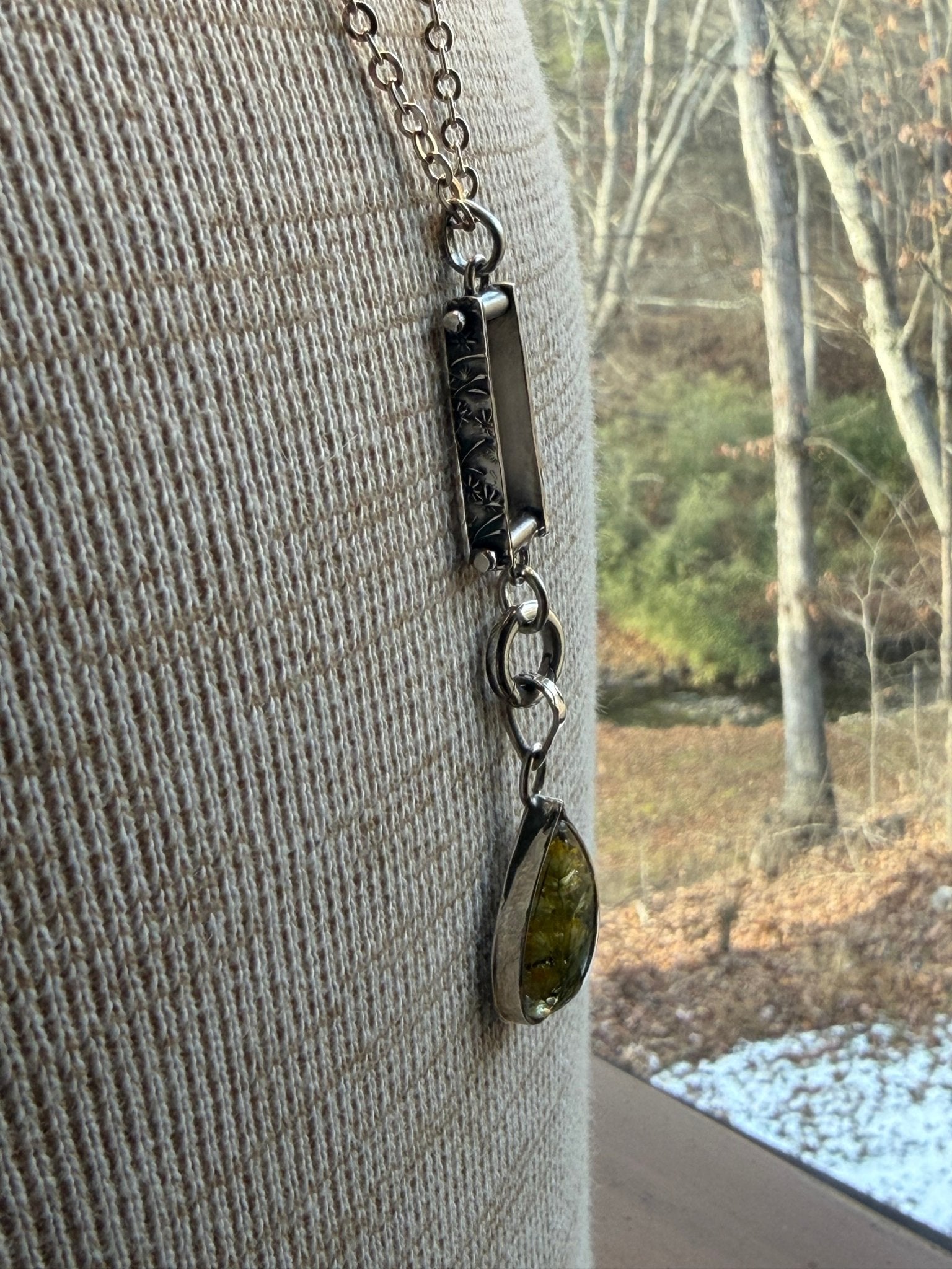 Sterling Silver Pendant Enhancer Two Inches Long| Evitts Creek Arts - Evitts Creek Arts