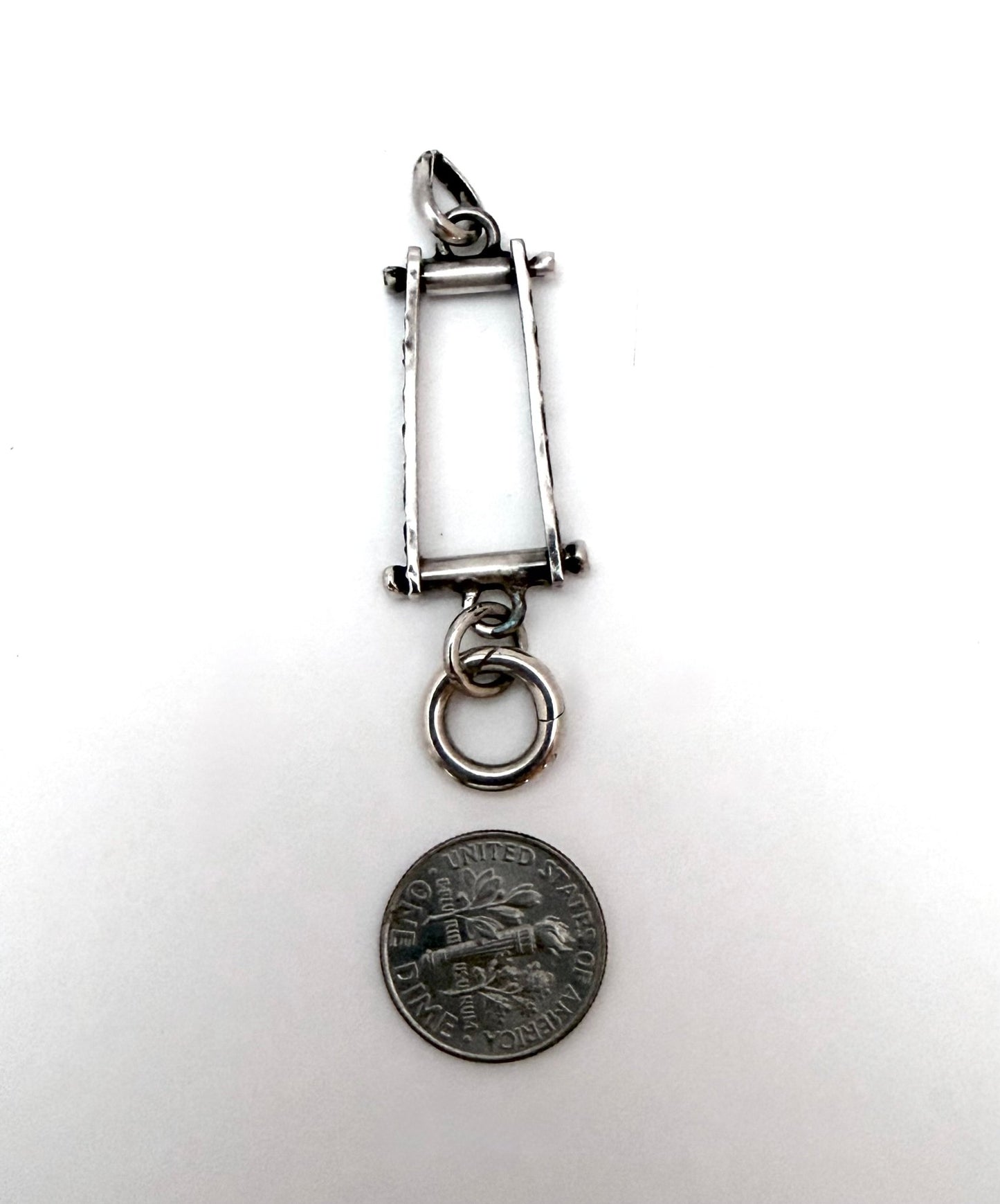 Sterling Silver Pendant Enhancer Two Inches Long| Evitts Creek Arts - Evitts Creek Arts
