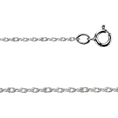Sterling Silver Rope Chain Sterling Silver | 1.3mm Double Rope Chain Necklace with Spring Ring - Evitts Creek Arts