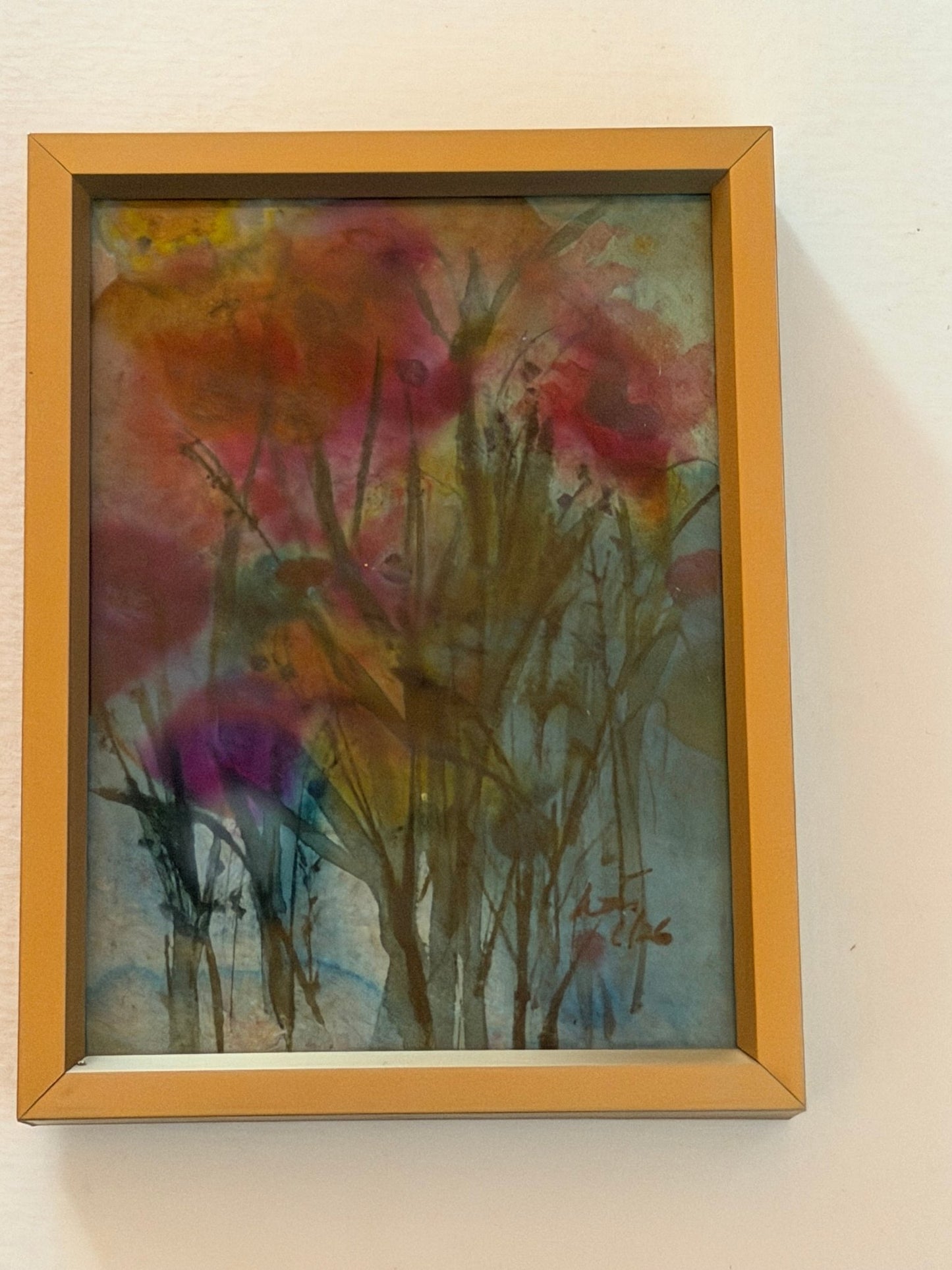 Tiny Abstract Flower 3 3x4 - Evitts Creek Arts