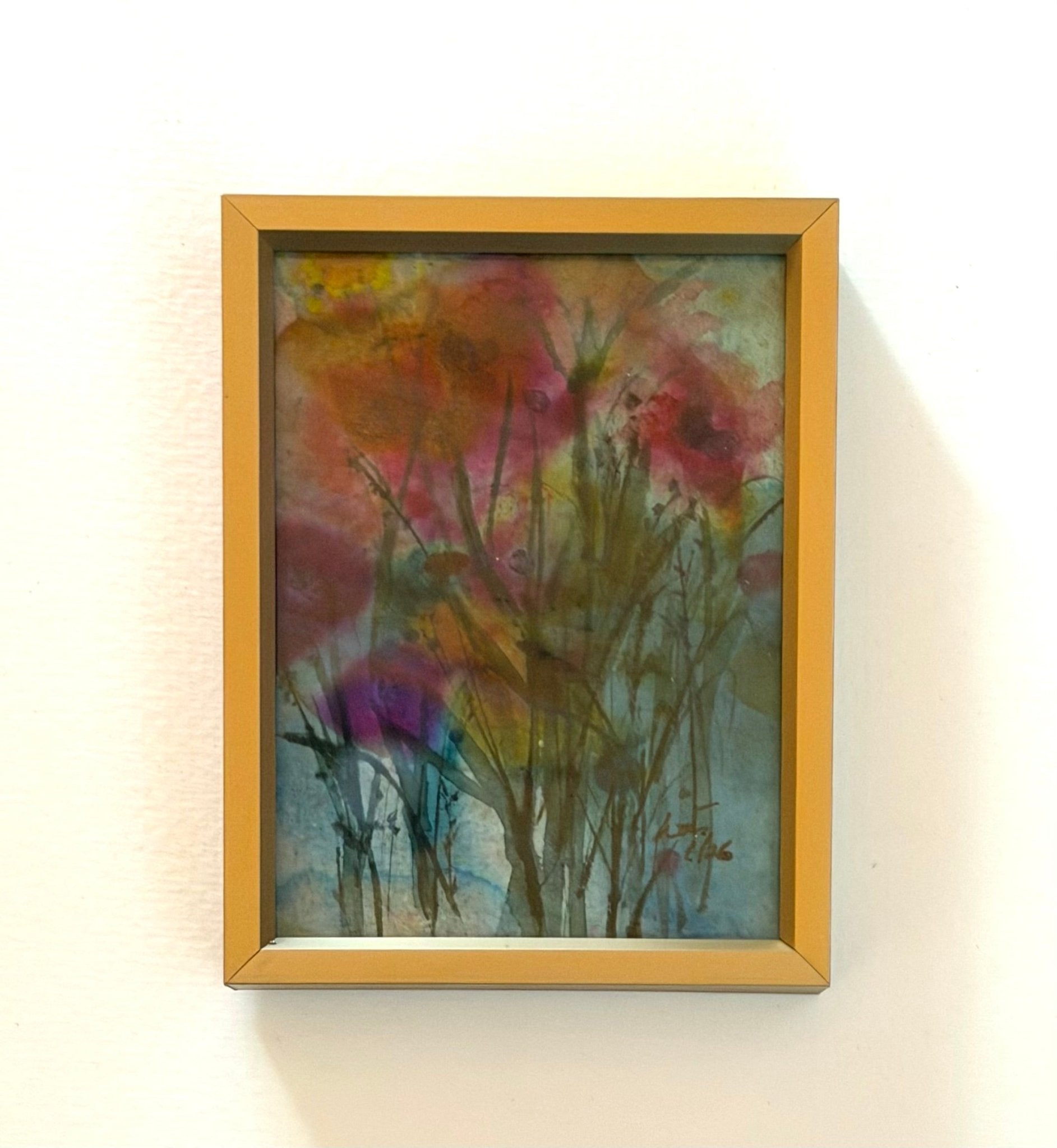 Tiny Abstract Flower 3 3x4 - Evitts Creek Arts