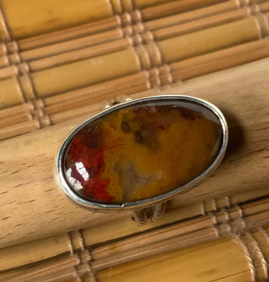 Jasper Ring Size 8 - Evitts Creek Arts