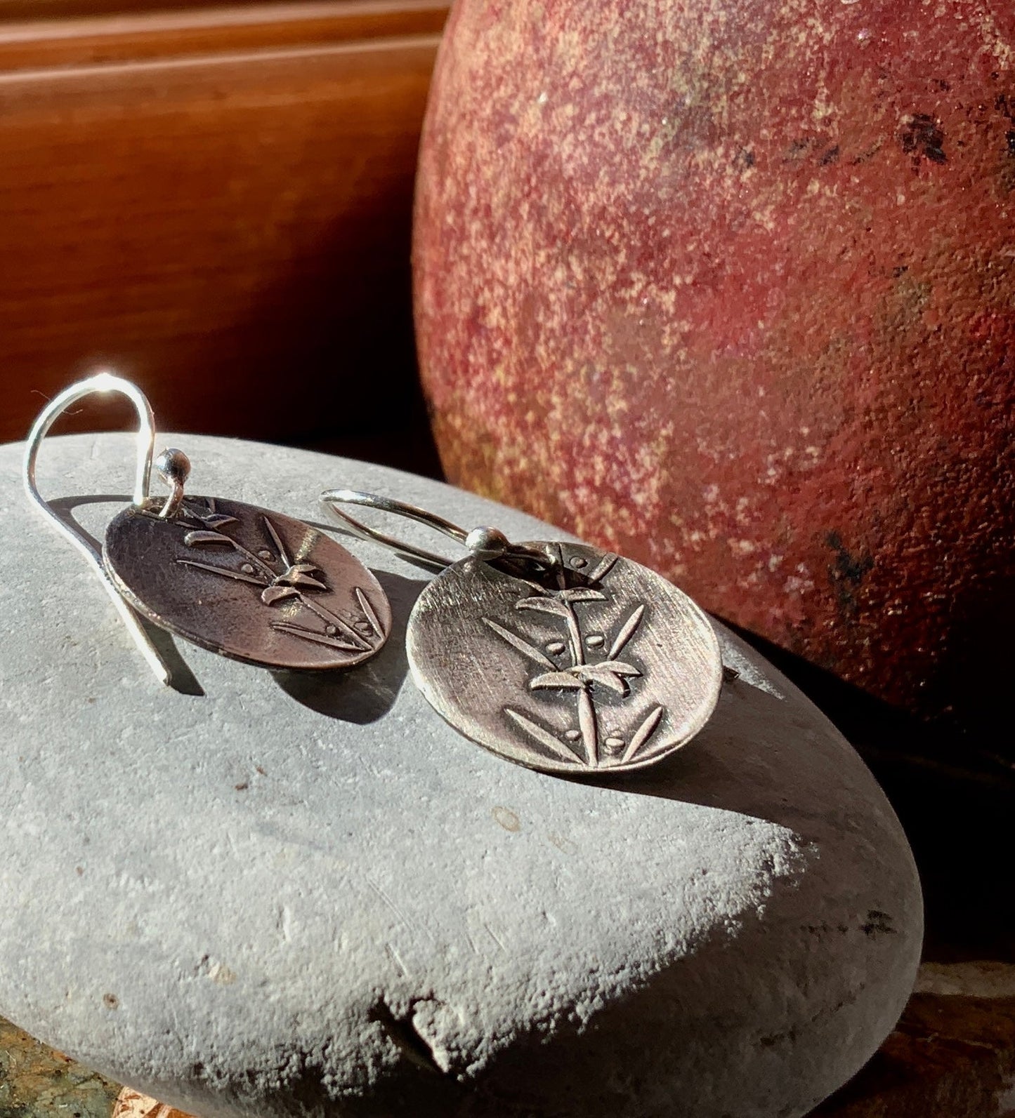 Nature Inspired Silver Earrings - Evitts Creek Arts