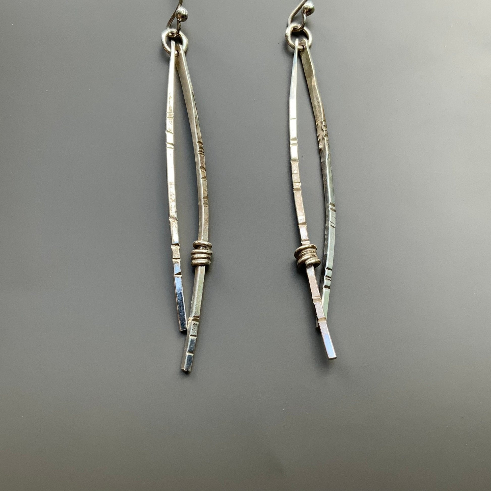 Norwegian Woods Pine Needle Earrings Longer - Evitts Creek Arts