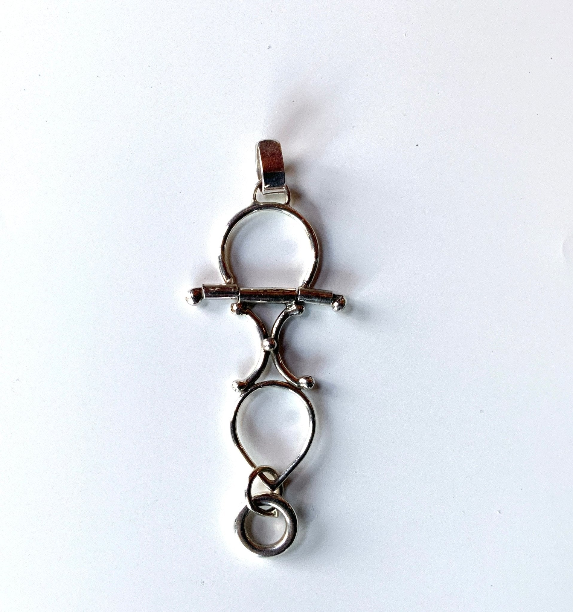 Pendant Enhancer With Circular Clasp - Evitts Creek Arts