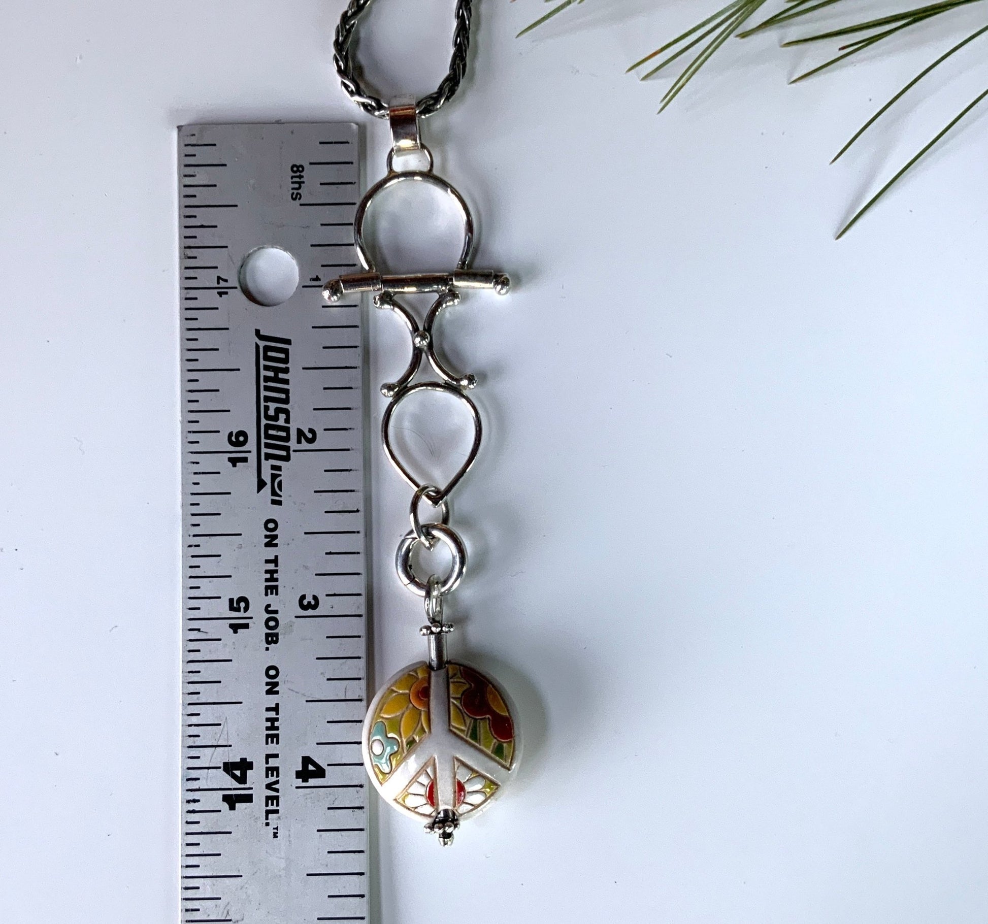 Pendant Enhancer With Circular Clasp - Evitts Creek Arts